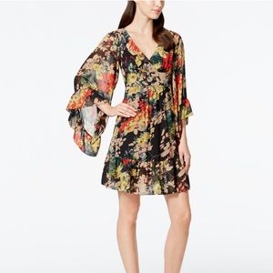 Floral Betsey Johnson Ruffle Dress ✨